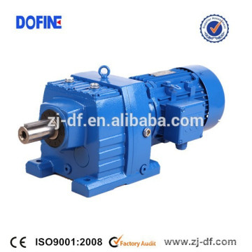 DOFINE R Serie Stirnradgetriebemotor Getriebe Flansch Fuß montiert